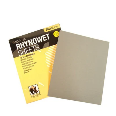 50 x Nassschleifpapier Bogen Körnung P800-P2500 Wasser Nass Schleifpapier Indasa