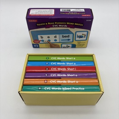 Lakeshore Touch & Read Phonics Word Match CVC Words Phonemic Awareness READ