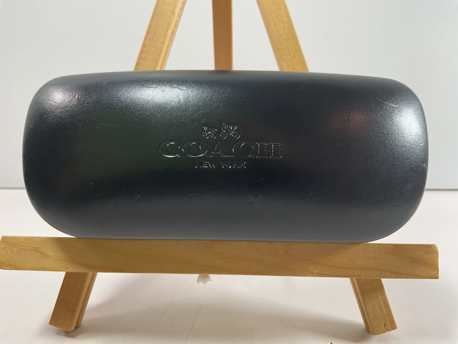 Set of 2 Coach Black Glasses Cases with Cleaning Cloth. Men, Women, Teen. NWOT COACH Glasses or Sunglasses Case and Sealed Cleaning Cloth  main image 2