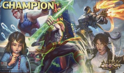 Alpha Clash TCG - Tournament Champion Playmat -  RARE