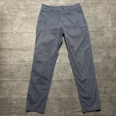 Lululemon Classic Commission Pant LM5440S Men 30x29 Black Chino Golf Casual  Work