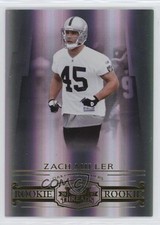 2007 Donruss Threads Rookie 556/999 Zach Miller #208 17b2