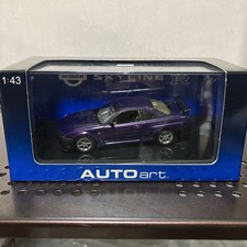 330 Autoart 1/43 Nissan Skyline R34 GT-R Midnight Purple NISSAN SKYLINE GTR