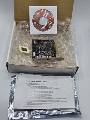 Sound Blaster Audigy 2 PCI Audio Card - SB0400 7.1 Ch 192 Surround Sound 
