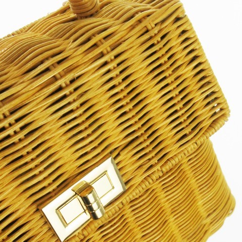 AMERI Basket Bag Handbag 2way Shoulder Bag Natura… - image 5
