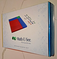 Math U See Manipulatives Integer Block Kit - Very Good Condition - Complete Set