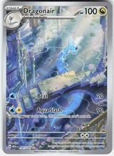 Pokemon Dragonair 181/165 Illustration Rare 151 Pokemon Holo Near Mint