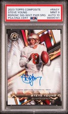 2023 Topps Composite Resurgence #RA-SY Steve Young Auto  #/5 49ers PSA 9 Auto 10