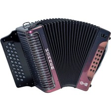 Hohner Corona C-II GCF Accordion Red to Gold Refurbished
