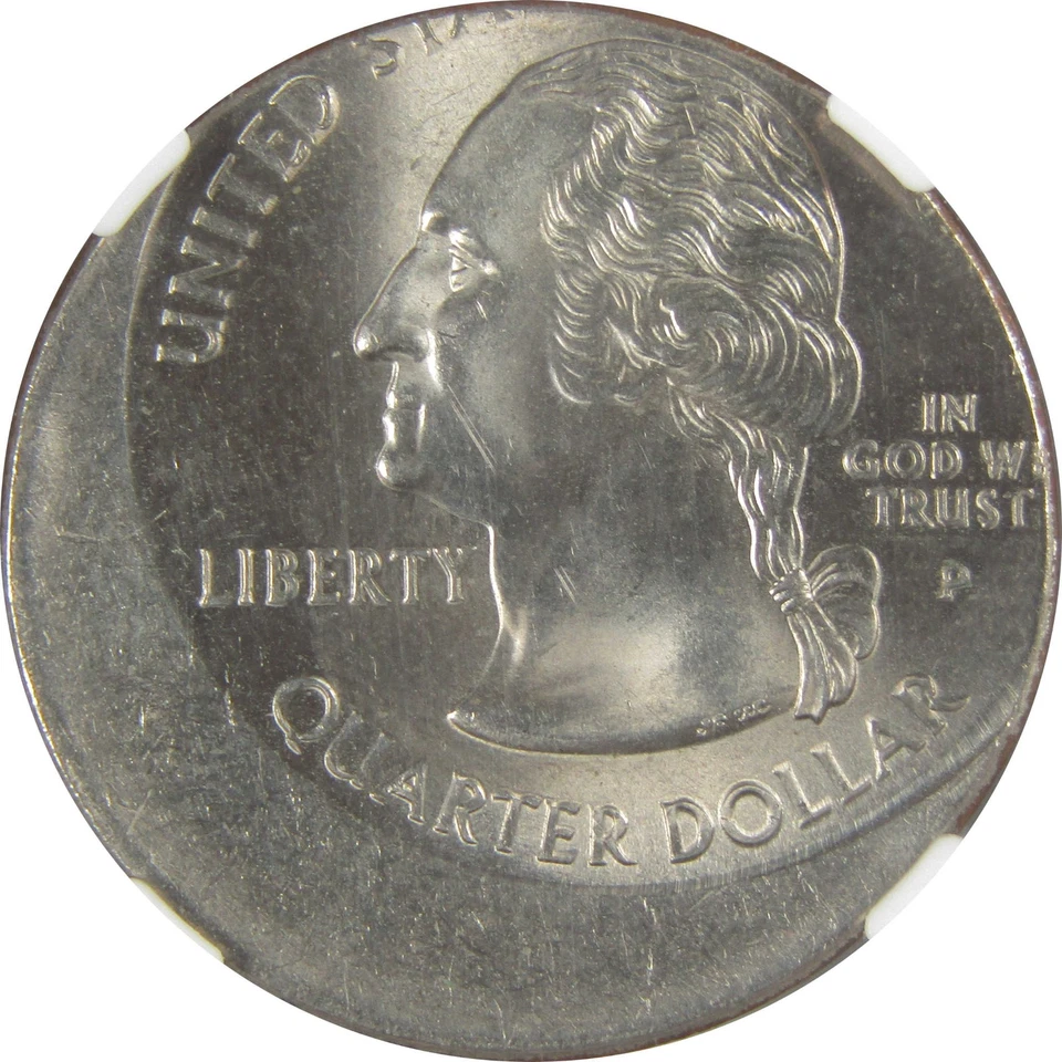 2000 P New Hampshire State Quarter MS 65 NGC Off Center SKU:I19393 - Image 4 of 4