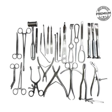 Basic Orthopedic Surgery Kit German Stainless Steel Surgical Instrument Set 25 P