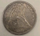 1842 Seated Liberty Silver Dollar $1 - Philadelphia Mint