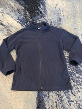 Old Navy Boys Fleece Zip Up Jacket Size Large 10-12 Blue