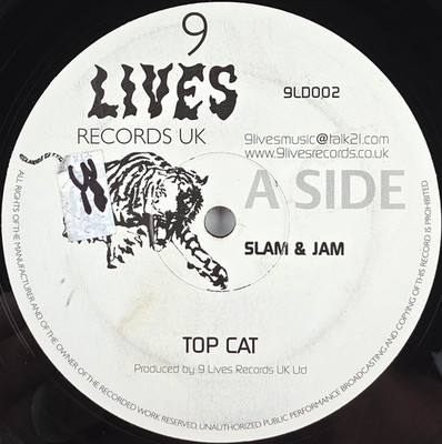 Top Cat   Slam & Jam / Beng Beng UK Drum & Bass 12'' Single Record 9 Lives LD002