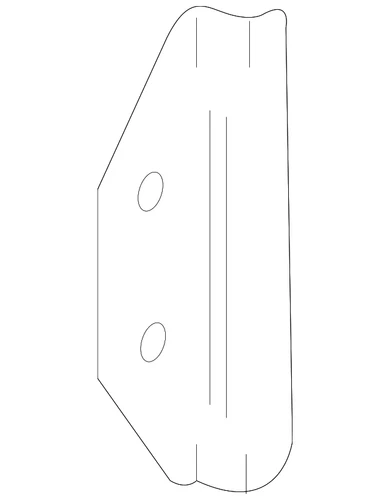 Genuine Ford Mirror Reinforced 2T1Z-9921124-B