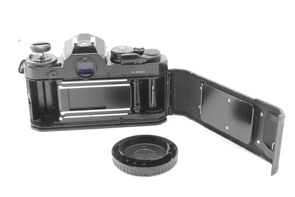 NEAR MINT Nikon FE Black 35mm SLR Film Camera Body From JAPAN | eBay