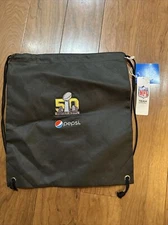 New! Pepsi Super Bowl 50 Drawstring Bag NFL Team Apparel