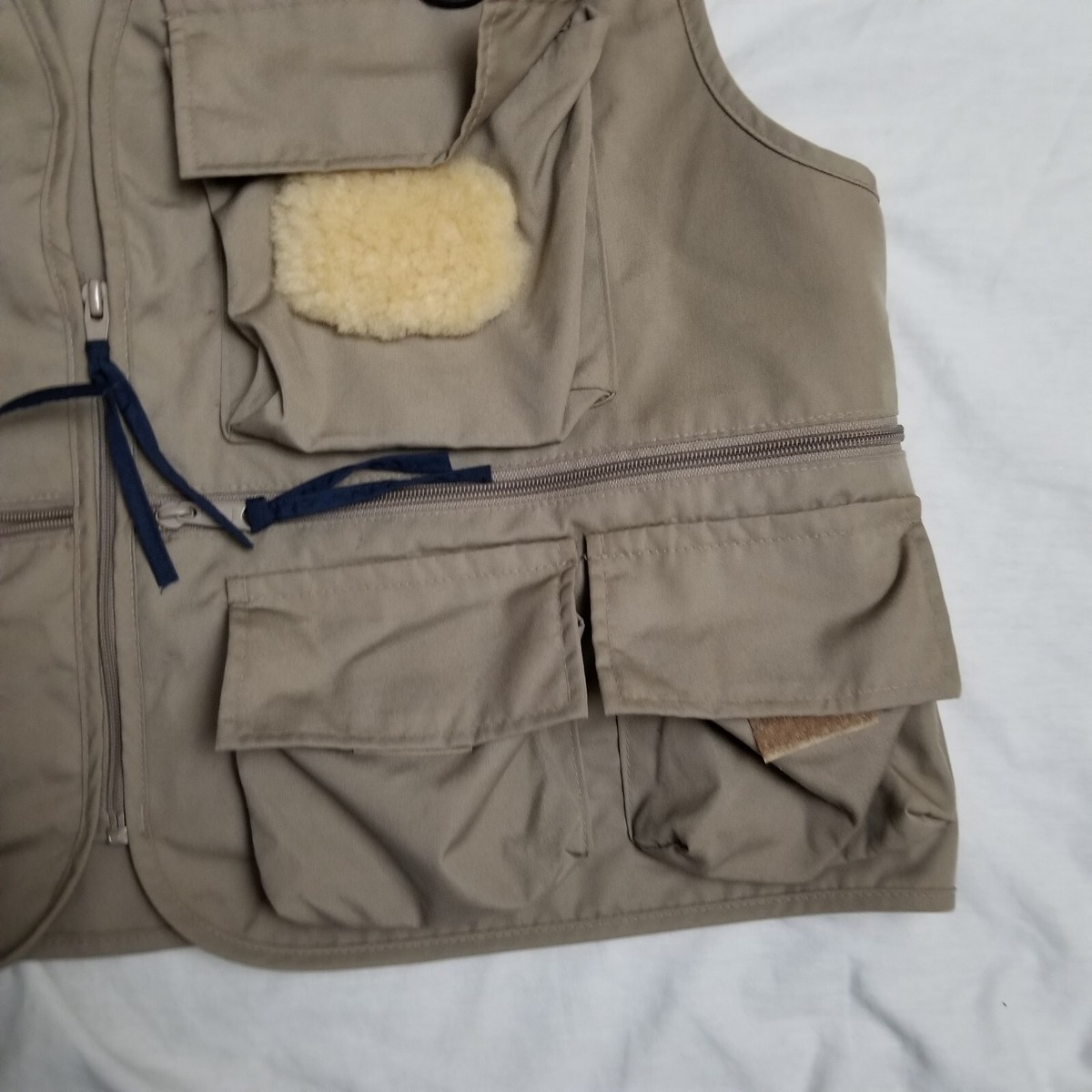 Gilet de pêche à la mouche recadré utilitaire multi-poches de