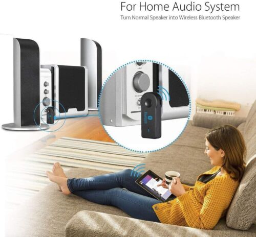 Wireless Bluetooth Receiver 3.5mm AUX Audio Stereo Music Home Car Adapter Kit - Bild 6 von 7