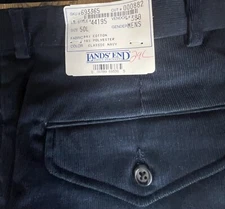 Lands' End Direct Merchants Mens Corduroy Trousers - Style#44195 - B&T 50" W 28"
