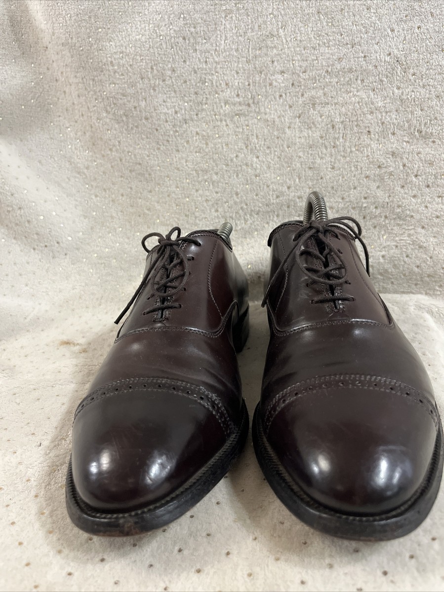 Alden 9015 New England Captoe Brown (Burgundy) Men's Shoes US Sz