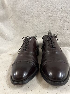 Alden 9015 New England Captoe Brown (Burgundy) Men's Shoes US Sz