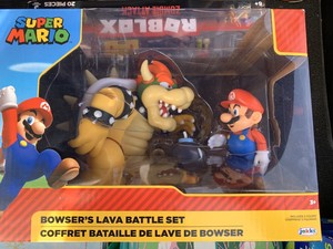 super mario bowser's lava playset