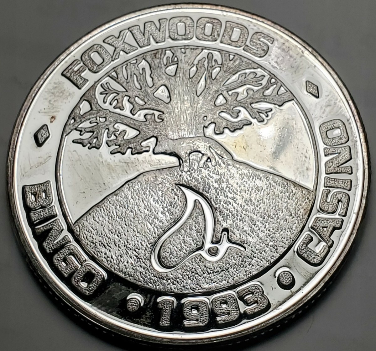 80's BURSWOOD CASINO メダル 3点 1993 FOXWOODS CASINO .999 FINE SILVER ART MEDAL-HORSES-FREE