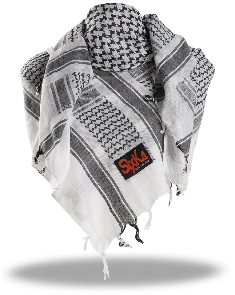 Шарф Shemagh военный легкий тактический лицо голова надежном 100% хлопок SK7 - Изображение 3 из 4