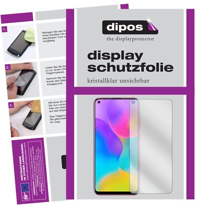 6x Schutzfolie für Huawei Enjoy 10 klar Displayschutzfolie Folie Display Schutz
