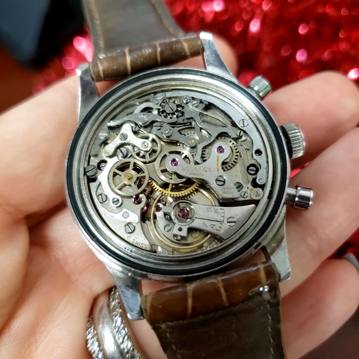 Super Rare 37mm Vintage Longines Chronograph Stainless Steel Super Rare 37mm Vintage Longines Chronograph Stainless Steel
