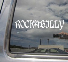 Rockabilly Rock and Roll Music Cars Laptop Bumper Vinyl Decal Sticker 10199