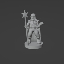 Gnome Male Wizard 28mm Scale DND D D Tabletop Miniature