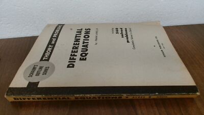 			Theory And Problems Of Differential Equations, Frank Ayres, Schau		