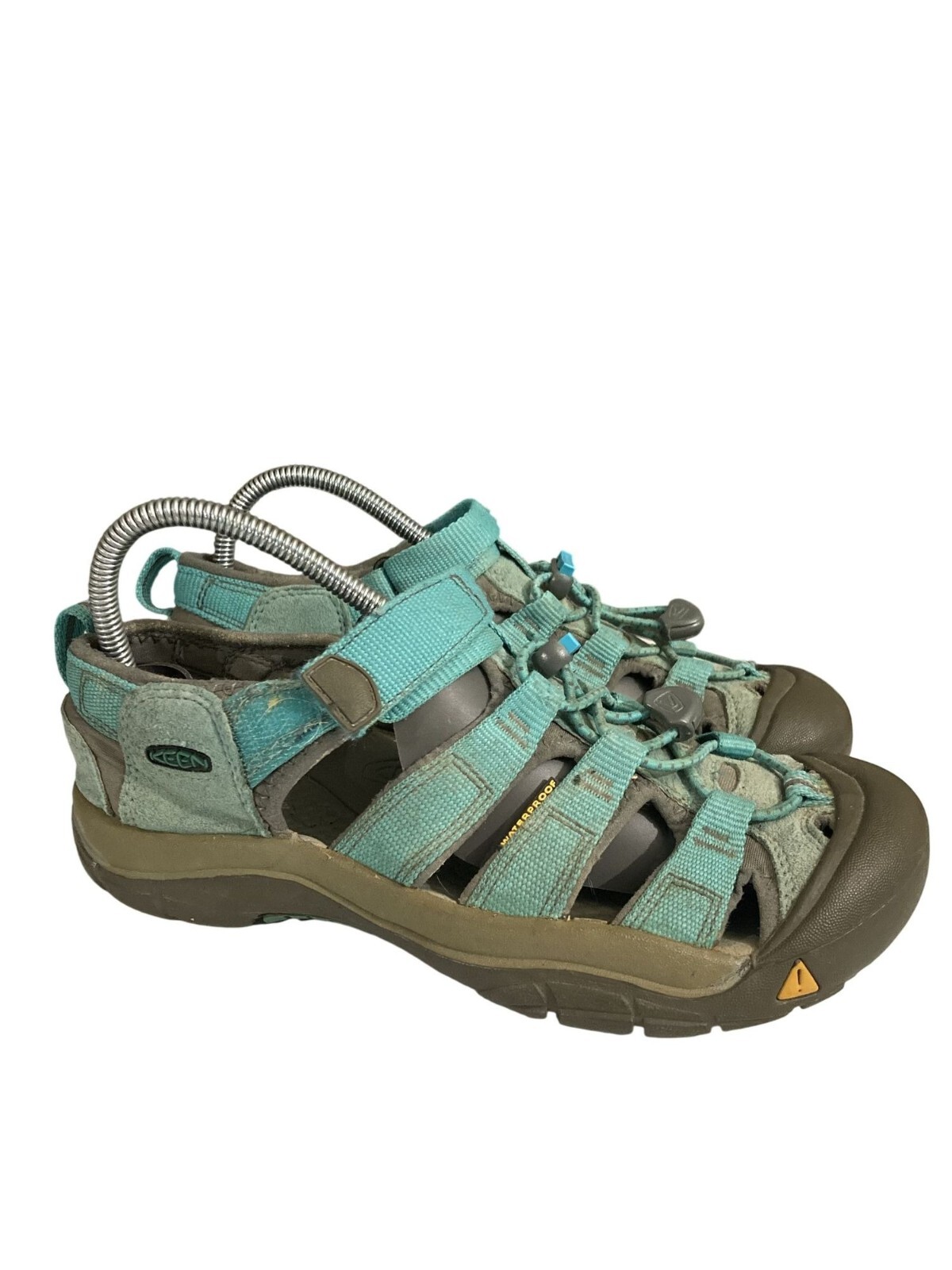 Scarpe sandali Keen big kids taglia 5 verde grigio impermeabili escursionismo outdoor