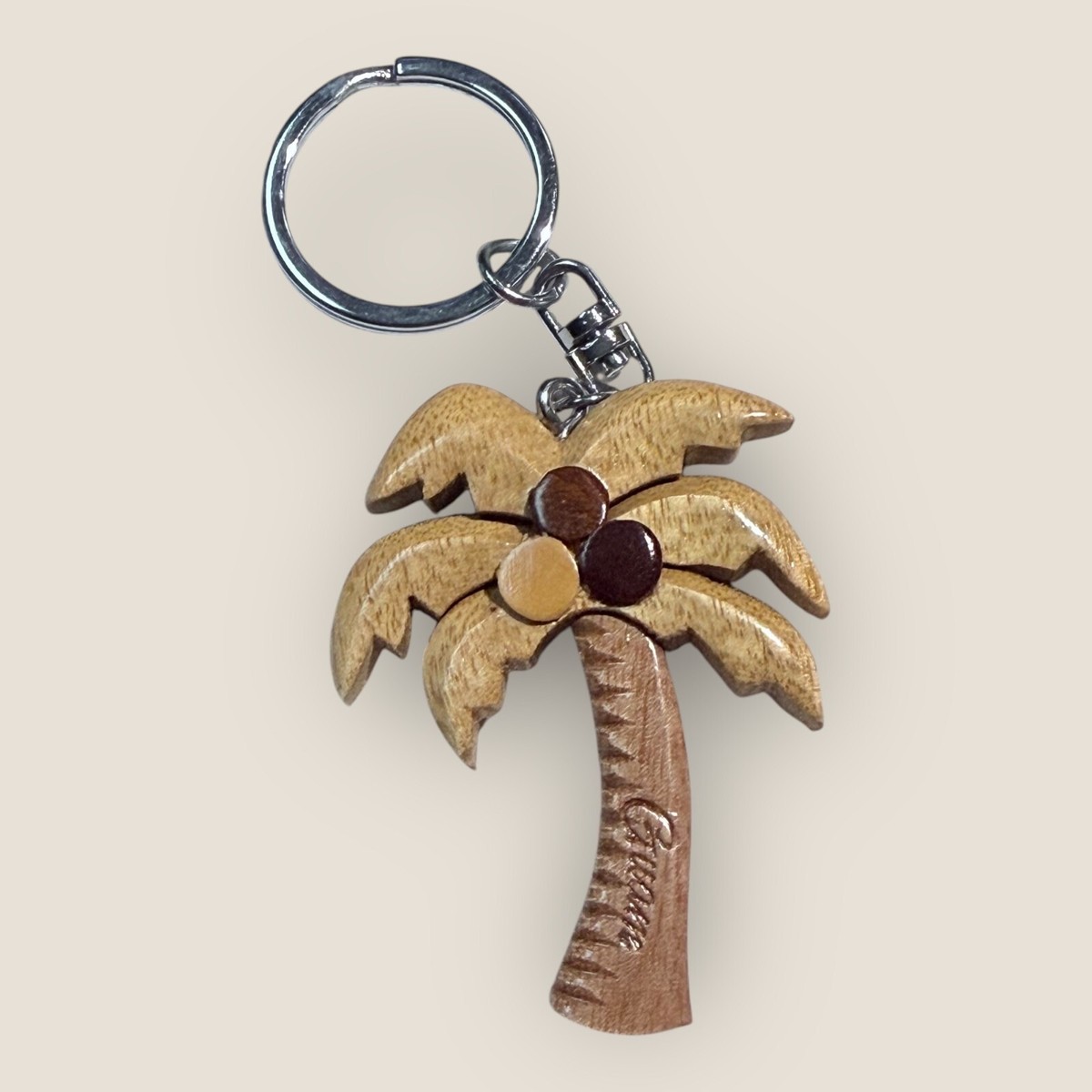 Palm Tree Keychain Keyring Engraved 