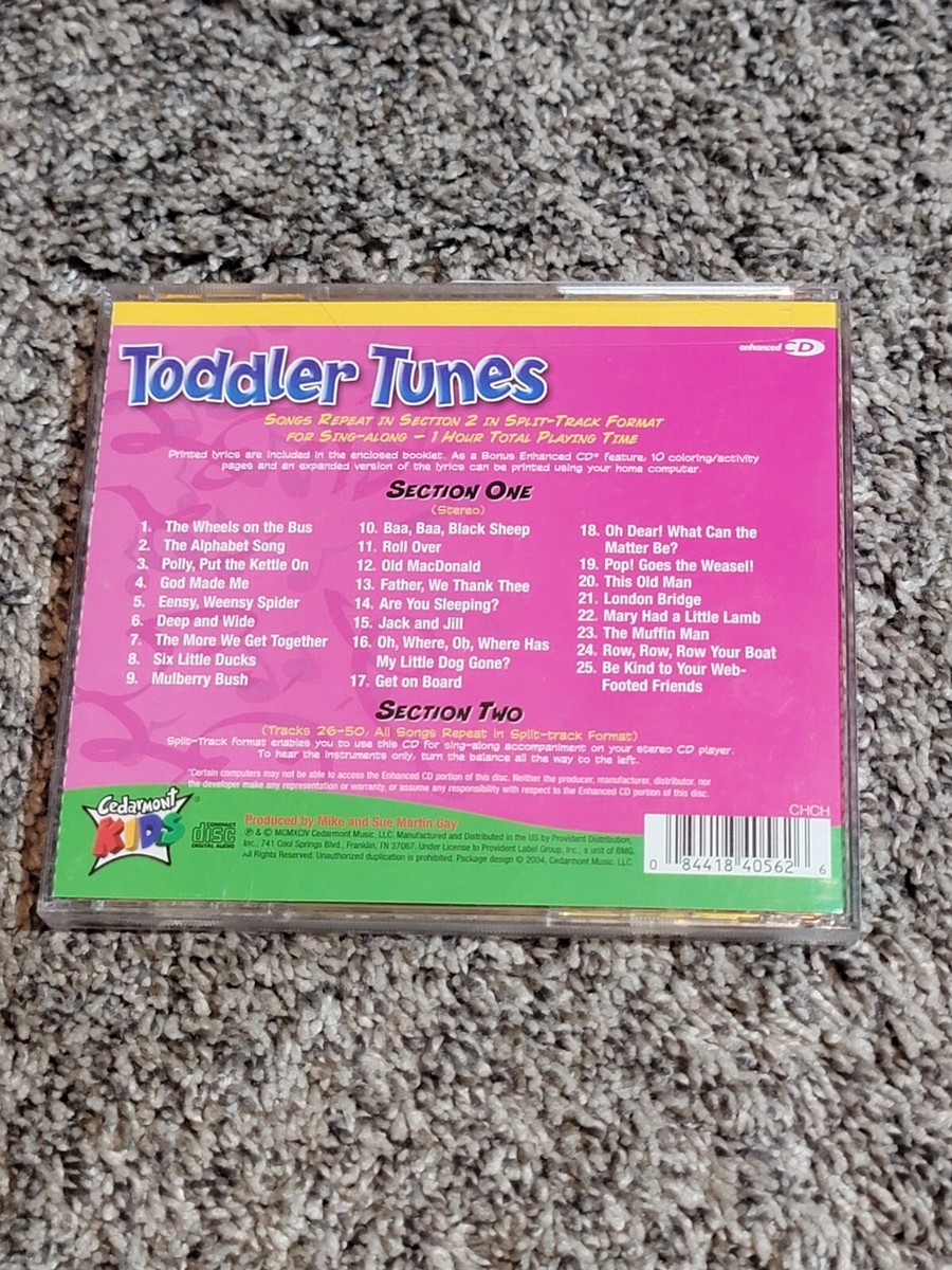 Classics: Toddlers Tunes by Cedarmont Kids (CD, 1996) 84418405626