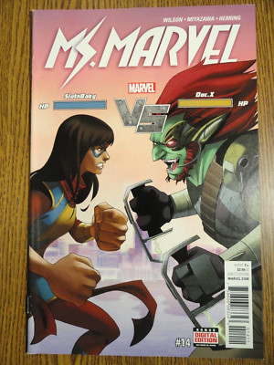 Ms. Marvel V 4 #14 Kamala Khan Wilson Miyazawa Set 1. Ausgabe Videospiel Captain