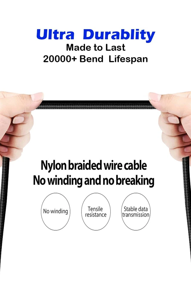 2X Dual Type C Fast 40W Car Charger For iPhone 15 16 Adapter PD USB C To C Cable - Image 4 of 4