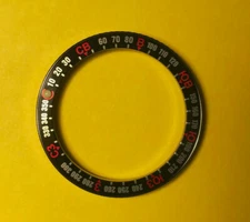 NEW RUSSIAN COMPASS INSERT KNURLED Bezel for Vostok Amphibian Komandirskie Watch