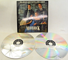Maverick Mel Gibson Jodie Foster James Carver Laserdisc 1994