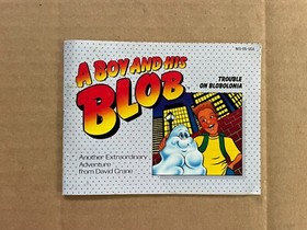 A Boy And His Blob (Nintendo, NES) - Manual & Dust Cover Included