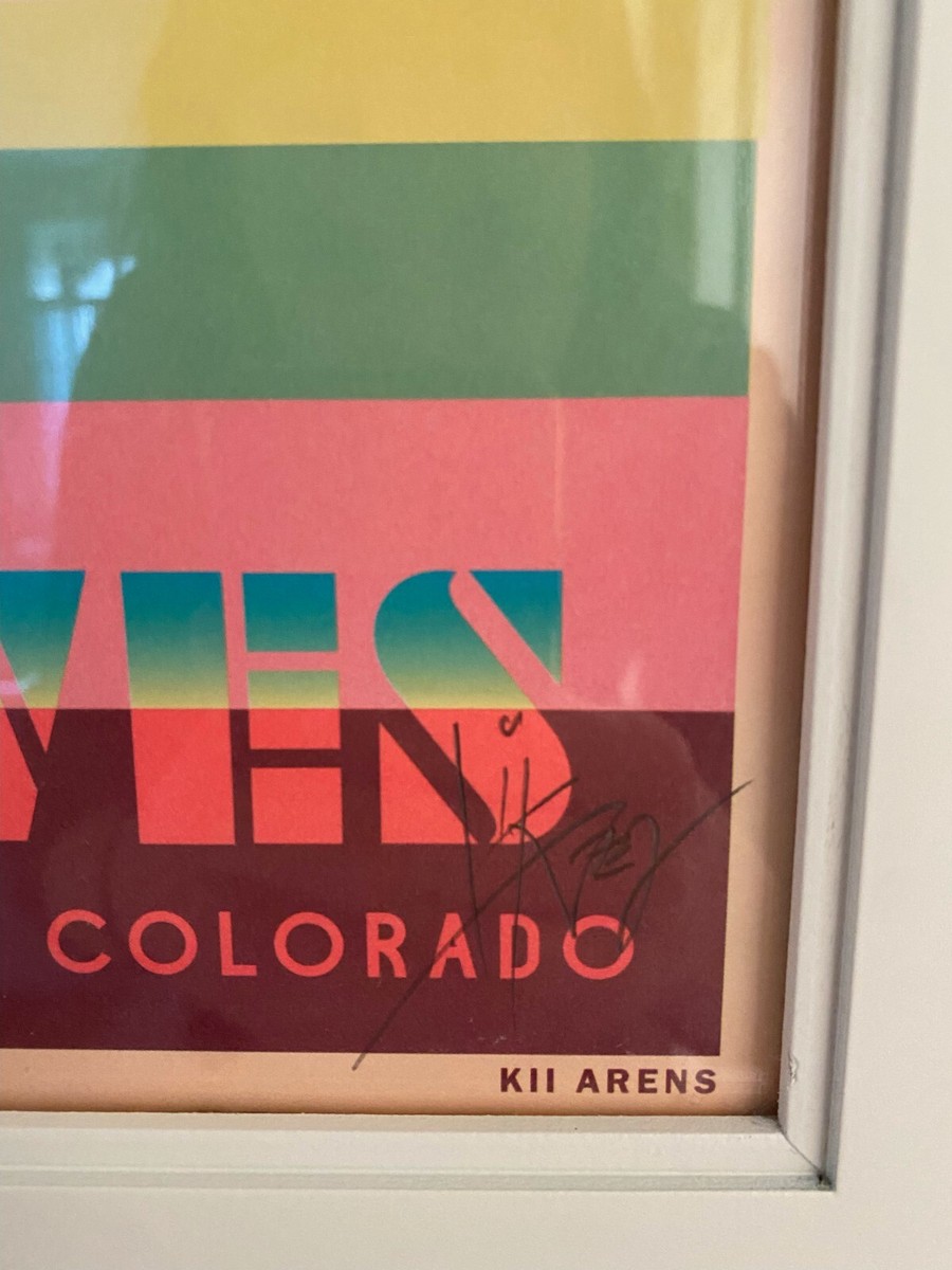 Kacey Musgraves Red Rocks Limited Edition Original Signed Poster
