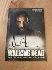 Cryptozoic The Walking Dead Season 3 Andrew Lincoln as Rick Autograph Card A1