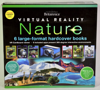 Encyclopedia Virtual Reality Nature 6 Large Format Hardcover Books New