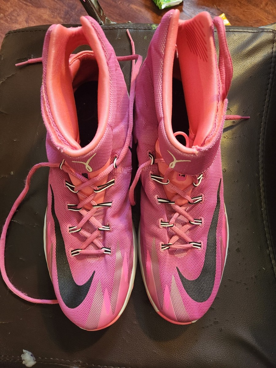 pink nike shoes with clear bottom