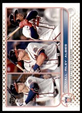 2022 Series One Adam Duvall/Austin Riley/Ozzie Albies Atlanta Braves #181