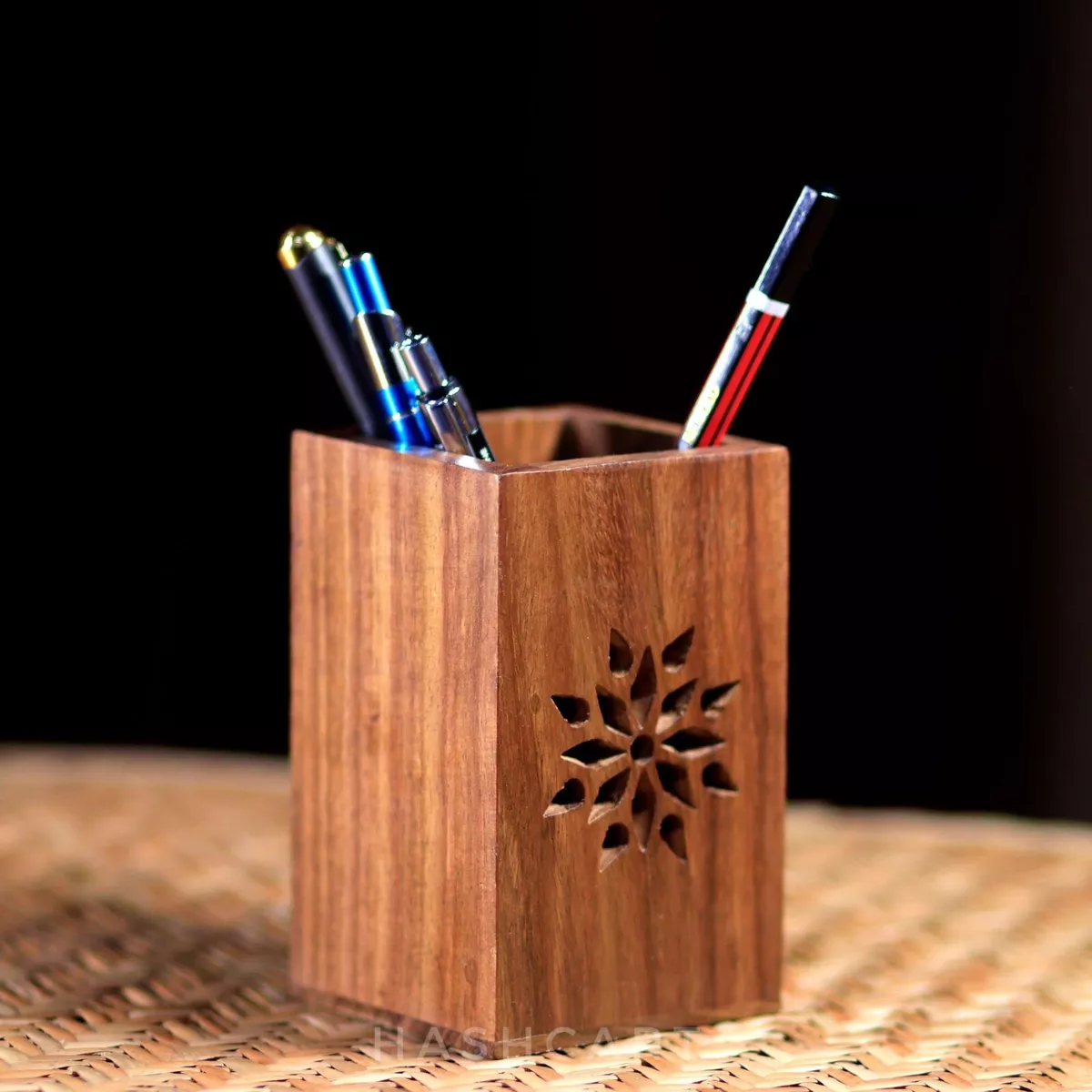 Wood Desk Organizer, Wooden Pencil Holder, Fountain Pen Holder for Desk,  Desk Pen Holder, Office Decor, Pens Holder for Desk, Ultimate Gifts 