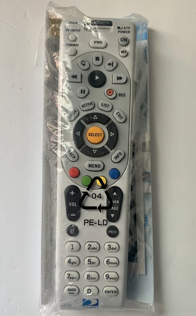 Direct TV Direct TV RC64 Universal IR Remote Control Preowned | eBay