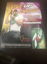 Enrique Iglesias 7up Soda concert print ad
